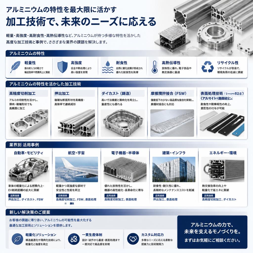 アルミ加工の新時代