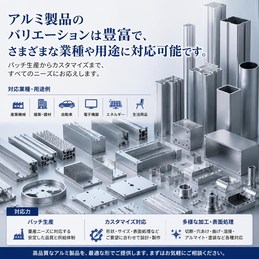5. 幅広い製品ラインナップ