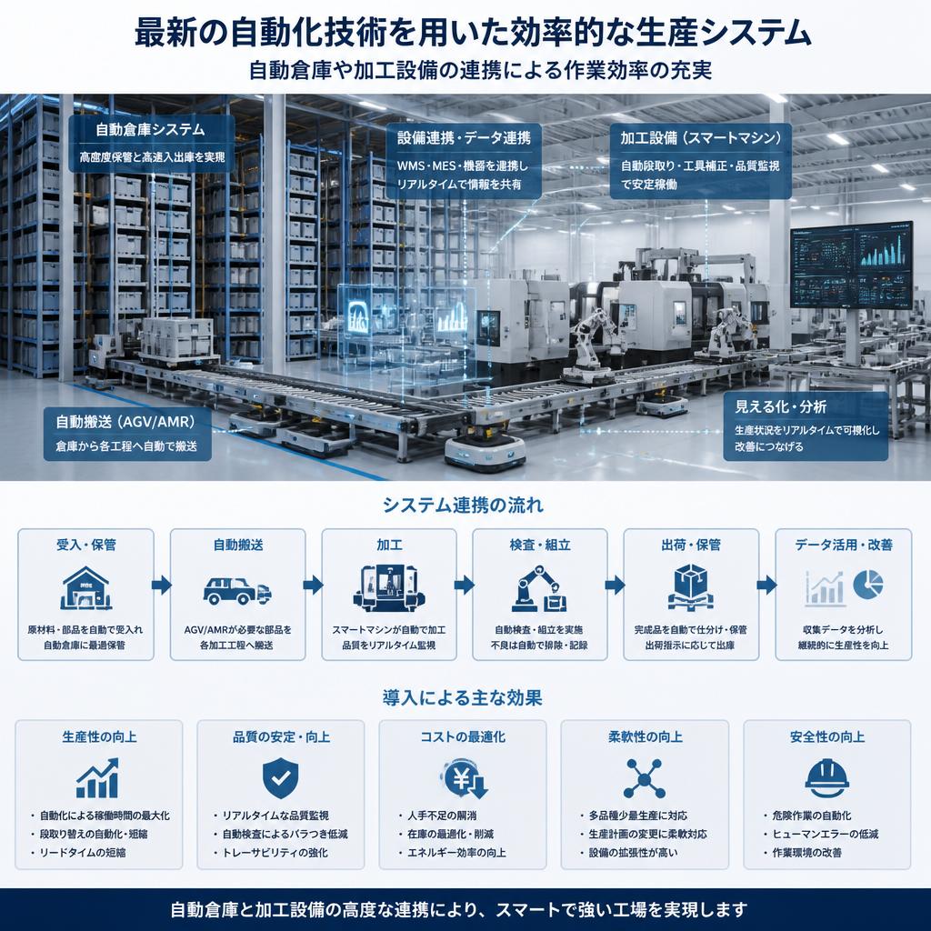 自動化技術で生産性向上