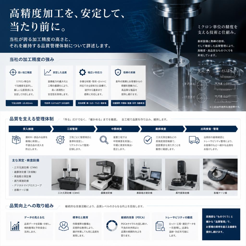 5. 高い加工精度の実現