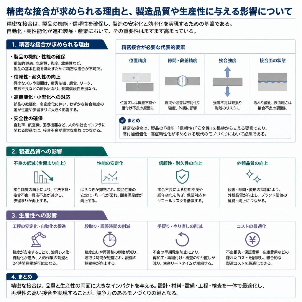 2. 精密接合の重要性とそのメリット