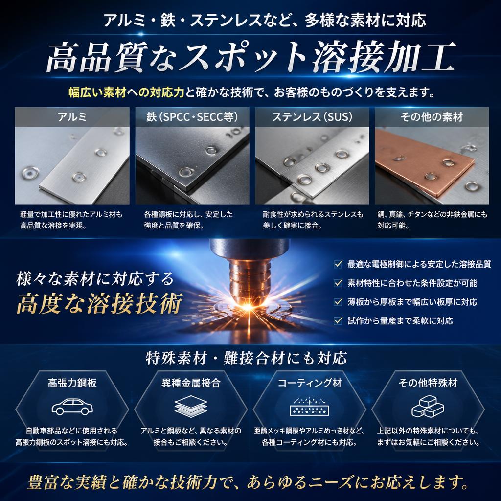 多様な素材への対応力