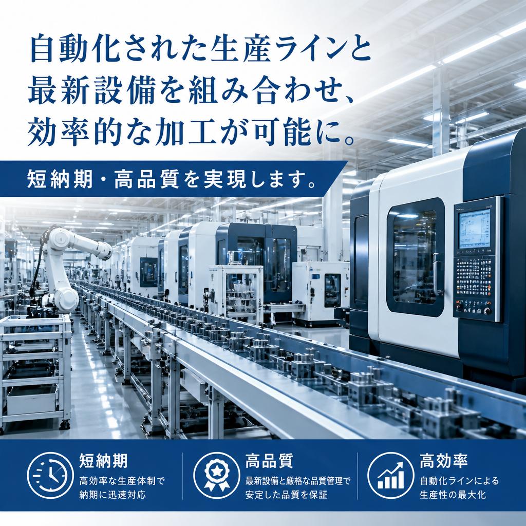 効率的な生産体制を構築