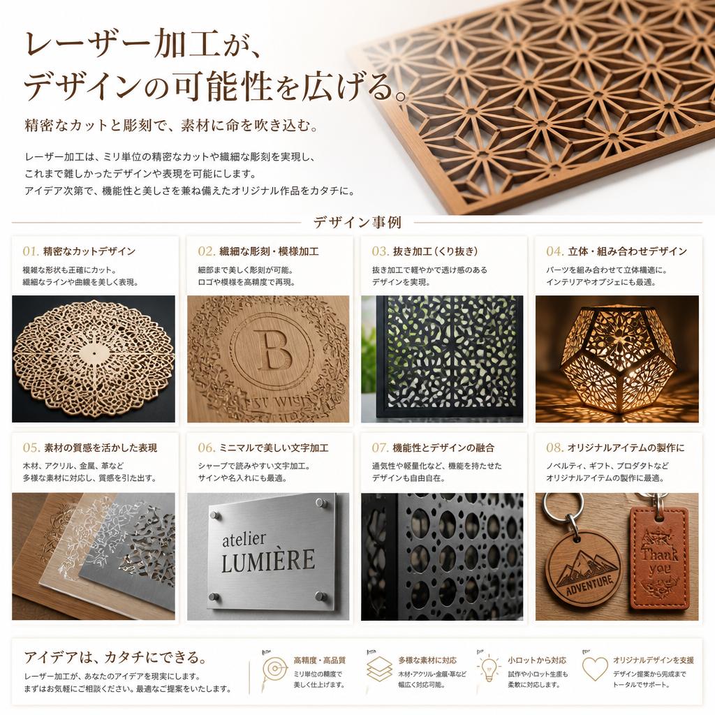 無限のデザイン可能性