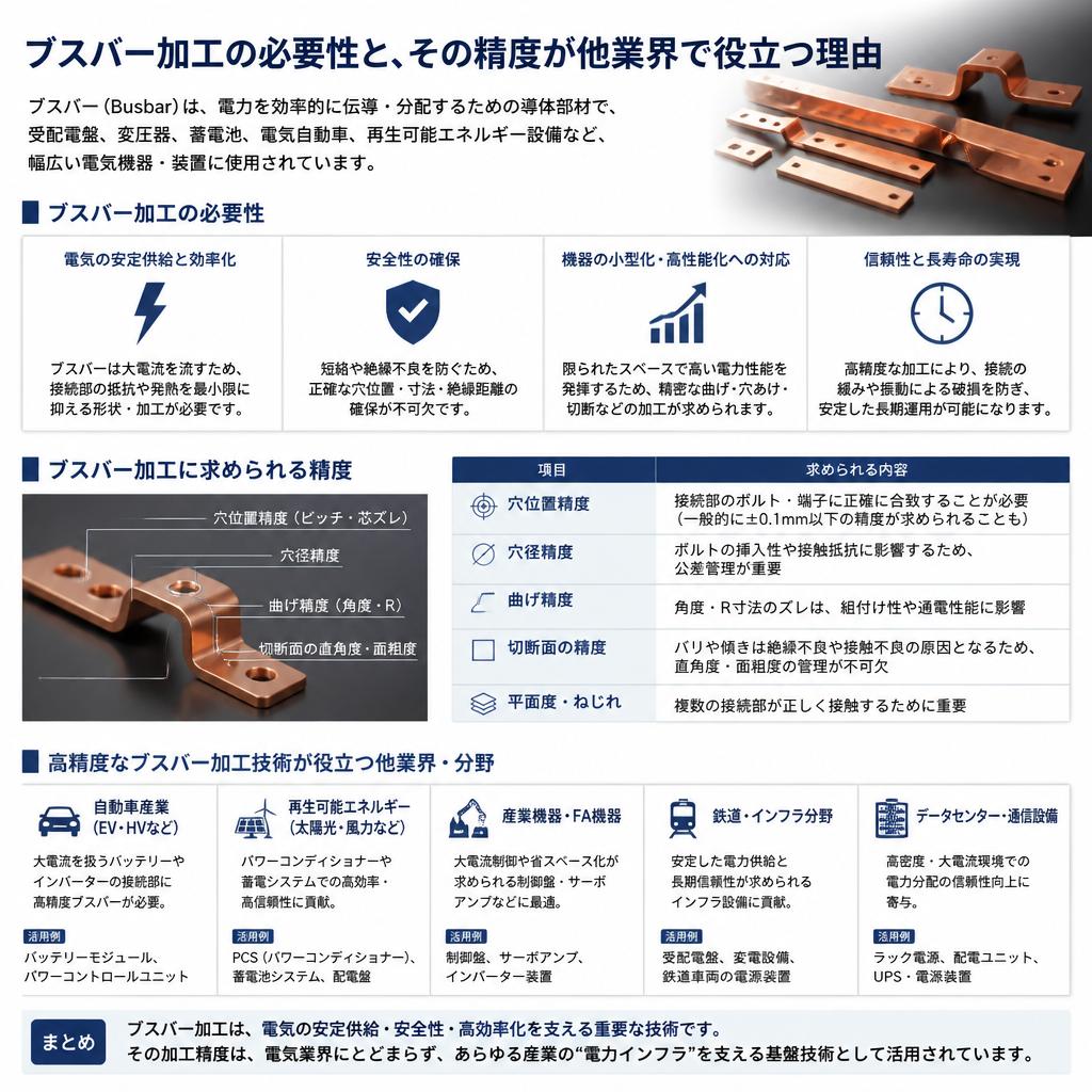 ブスバー加工の重要性
