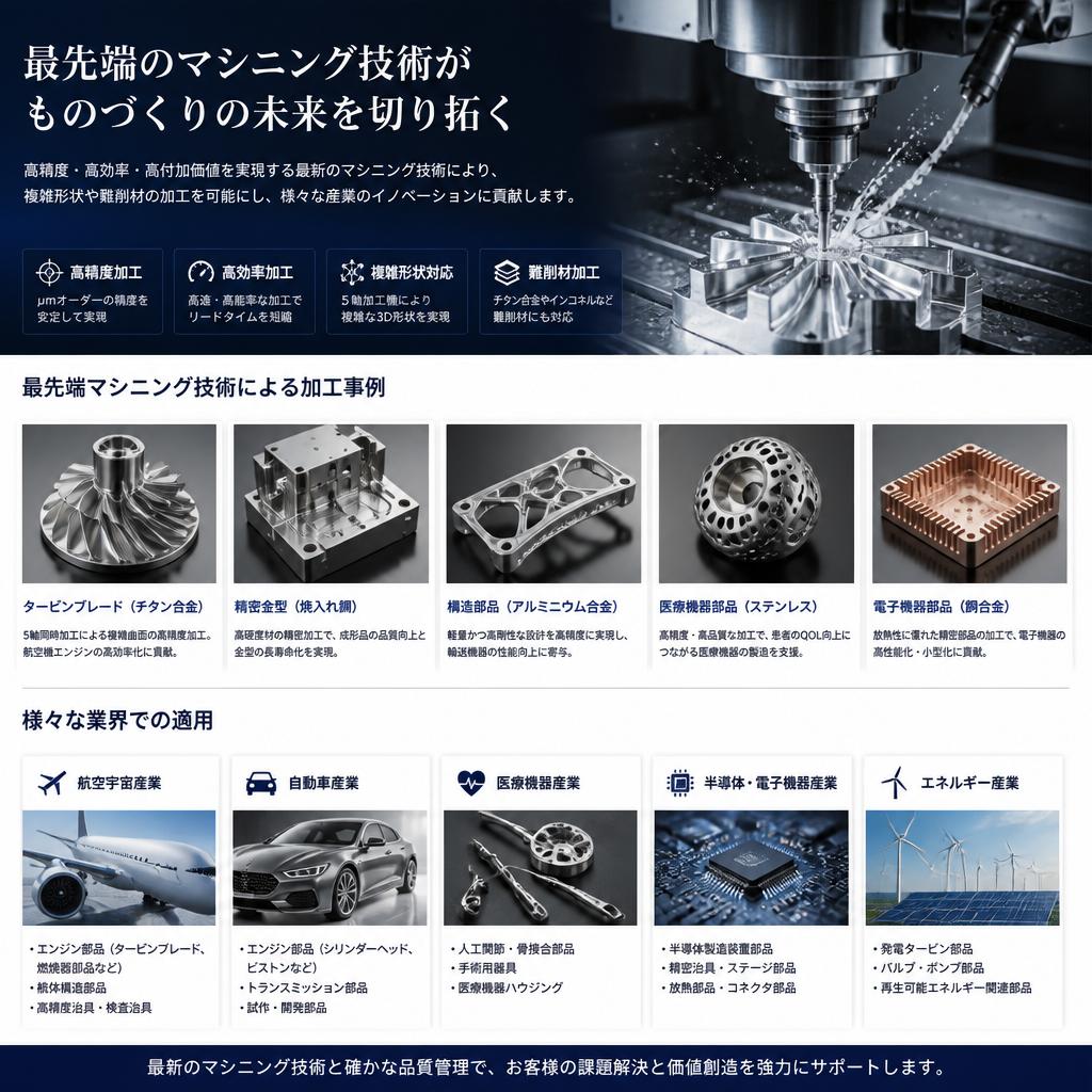 マシニング加工の活用法