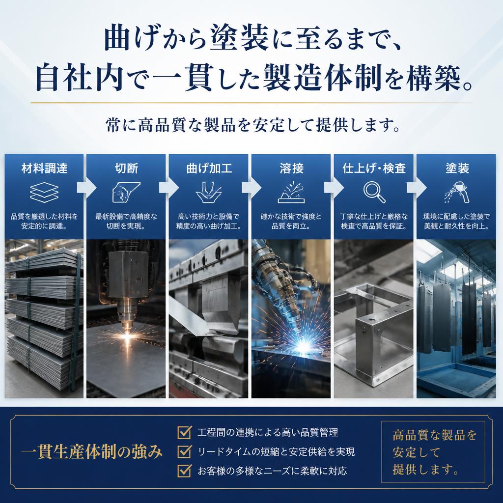 4. 一貫した品質管理体制