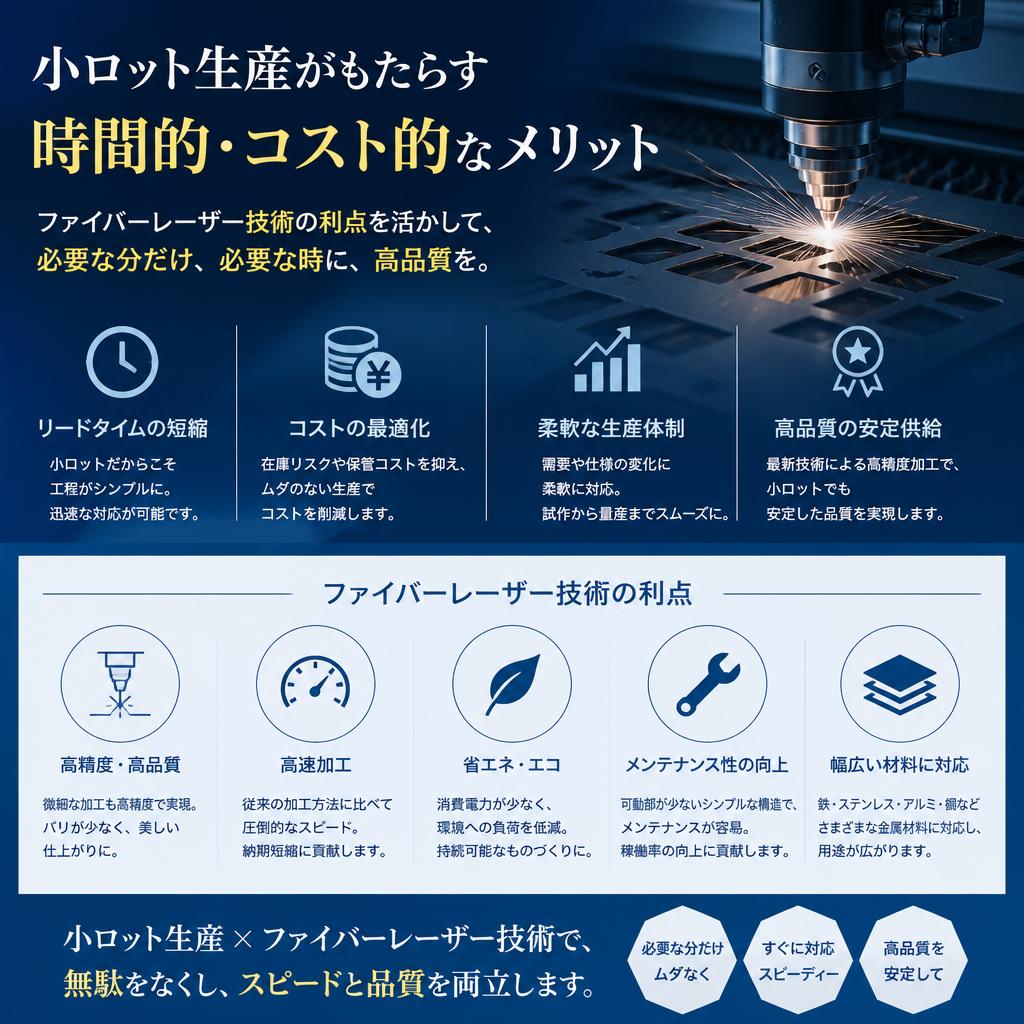 4. 小ロット生産のメリット