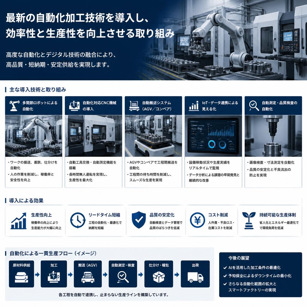 自動化加工技術の最前線